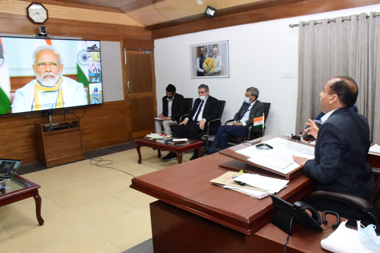 Prime Minister talks to Chief Minister through video conferencing