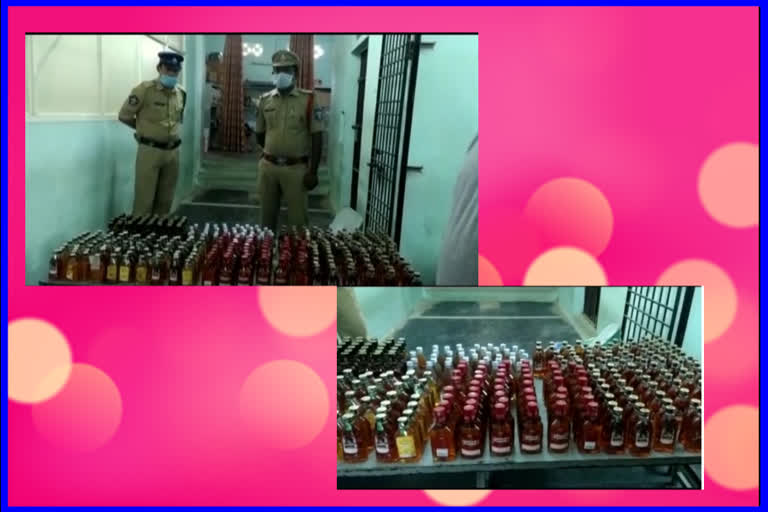 Illegal liquor move from Telangana