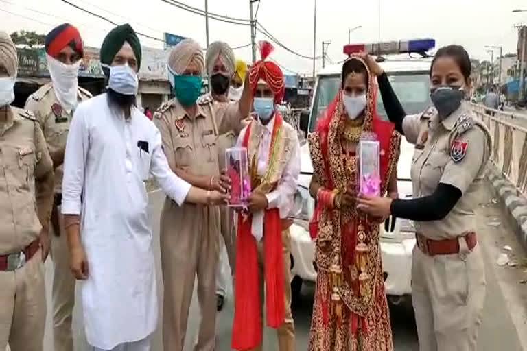 young man and the girl got married during the curfew