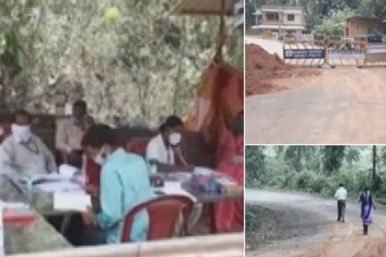 കർണാടക അതിർത്തി പരിശോധന  karnataka kasargode border  സുള്ള്യ പാത  kerala karnataka border checking  sulliyah road