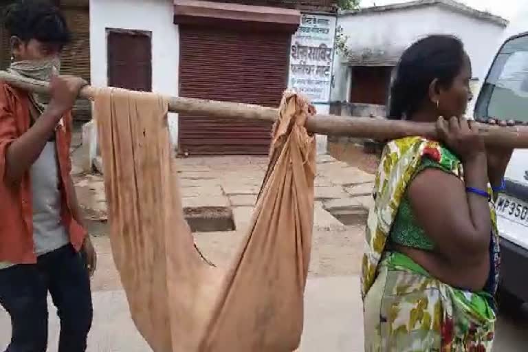 Mother traveling with a disabled son