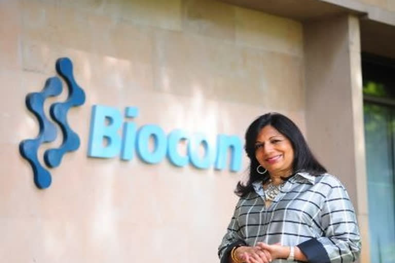 biotechnology industry veteran Kiran Mazumdar- Shaw