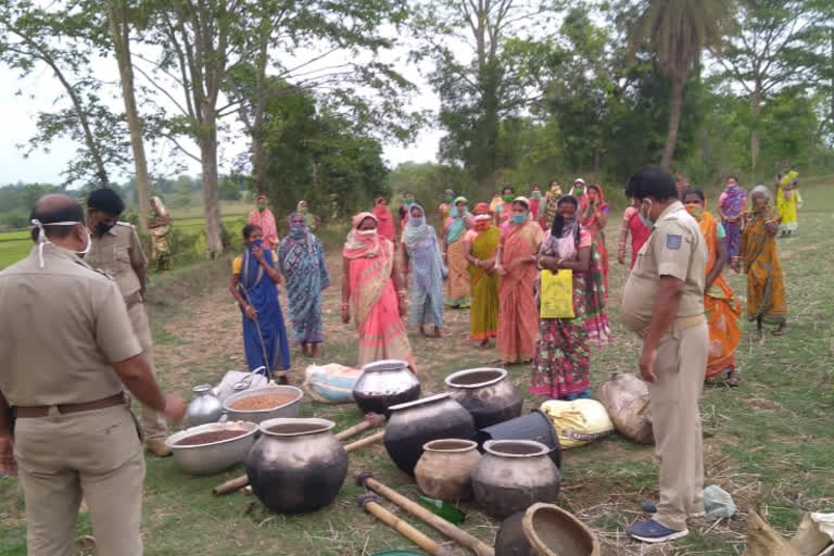 ତିନି କ୍ବିଣ୍ଟାଲ ପୋଚ ନଷ୍ଟ କଲା ଢେଙ୍କିକୋଟ ପୋଲିସ