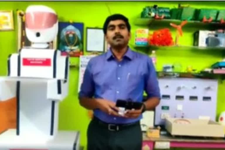 School dropout develops COVID-19 robot in Andhra Pradesh