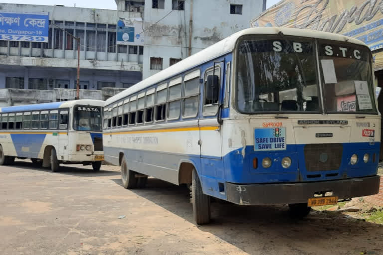 The missing government bus returned to Durgapur from up