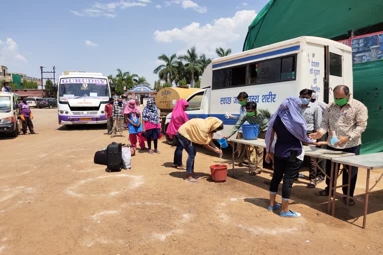 labourers reached balod