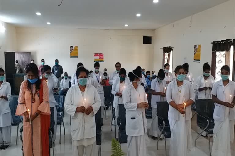 world nurse day celebrated in surajpur hospital