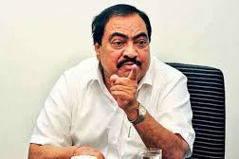 Khadse angry at not getting chance in Maharashtra MLC election