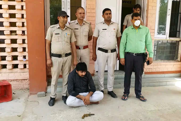 nuh police arrested most wanted criminal in rewari