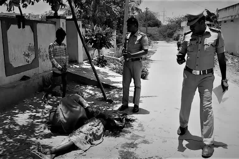 Son-in-law who killed his aunt for not sending his wife to home at chouta bhimavaram