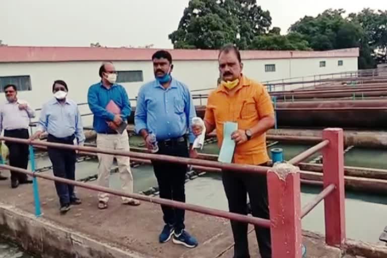 Minister Mithilesh Thakur inspects Gonda Dam in ranchi