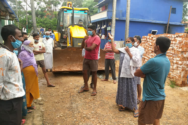 concrete road construction