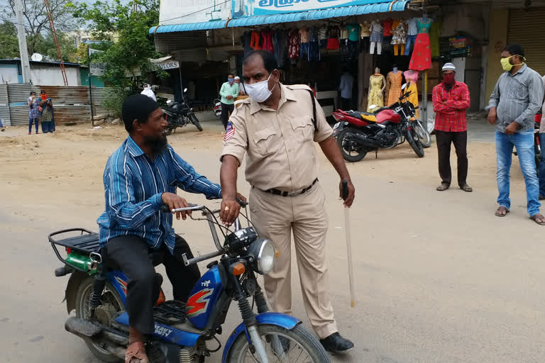 fine for no mask in bodhan city