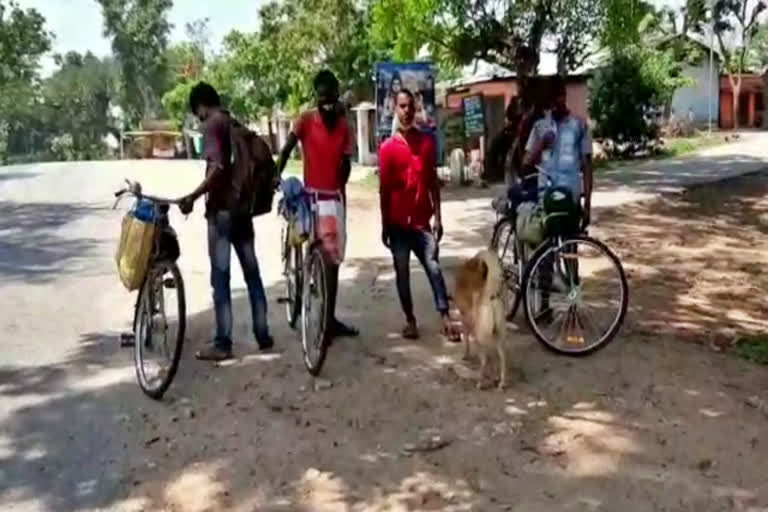 Migrant labourers of Sahibganj