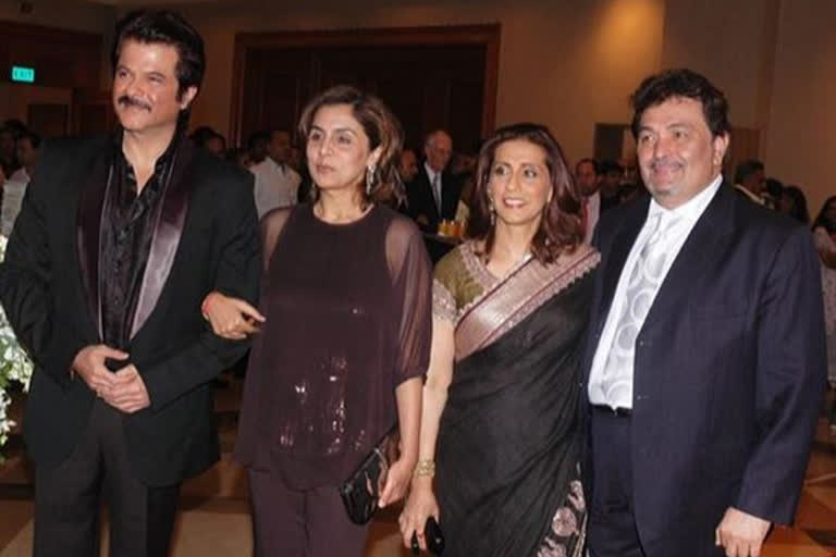 anil kapoor with rishi kapoor