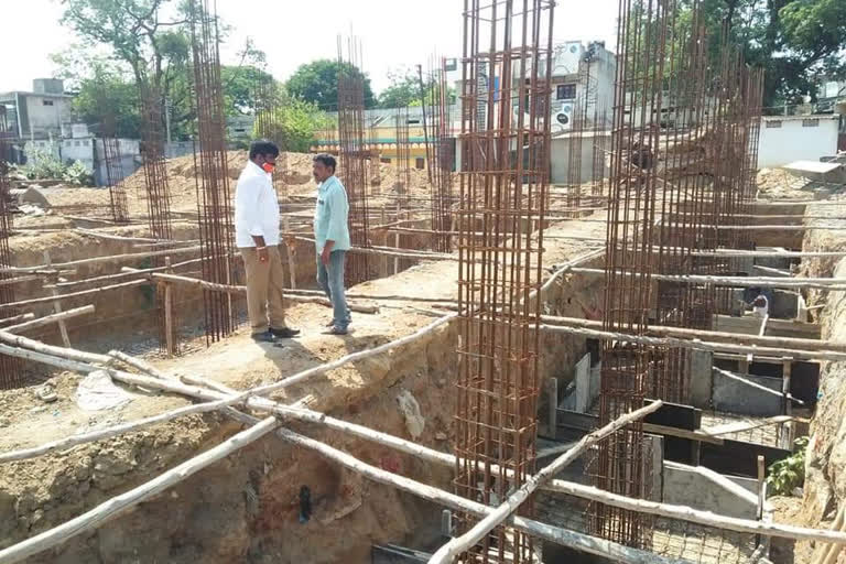 model market works started in ellandhu