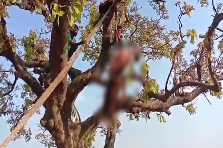 man committed suicide by hanging in chatra