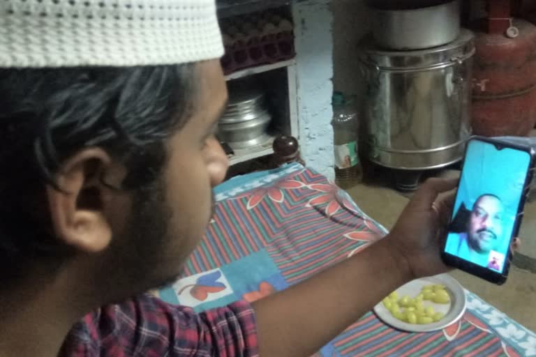 A son who was unable to attend the mother's funeral