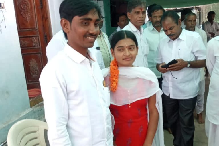 lockdown marriage in adilabad district in telangana state