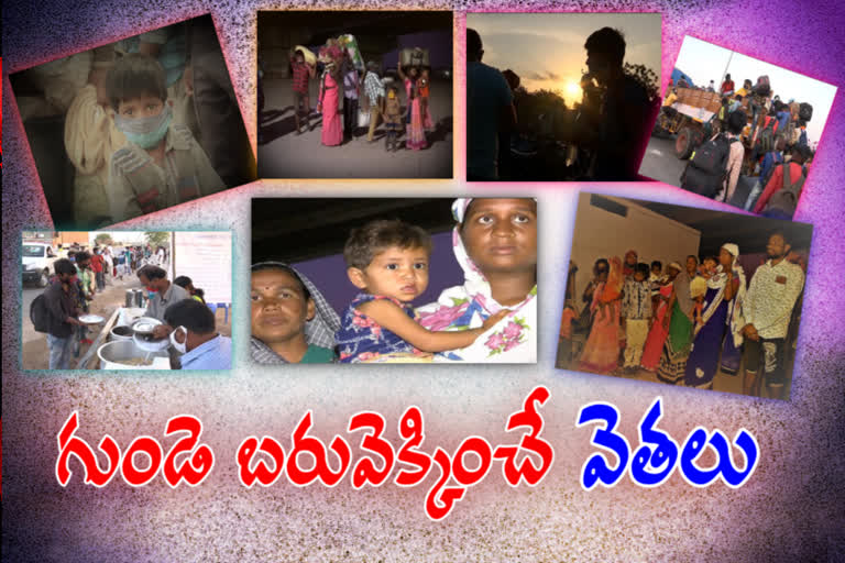 Migrant laborers reached to anantapur