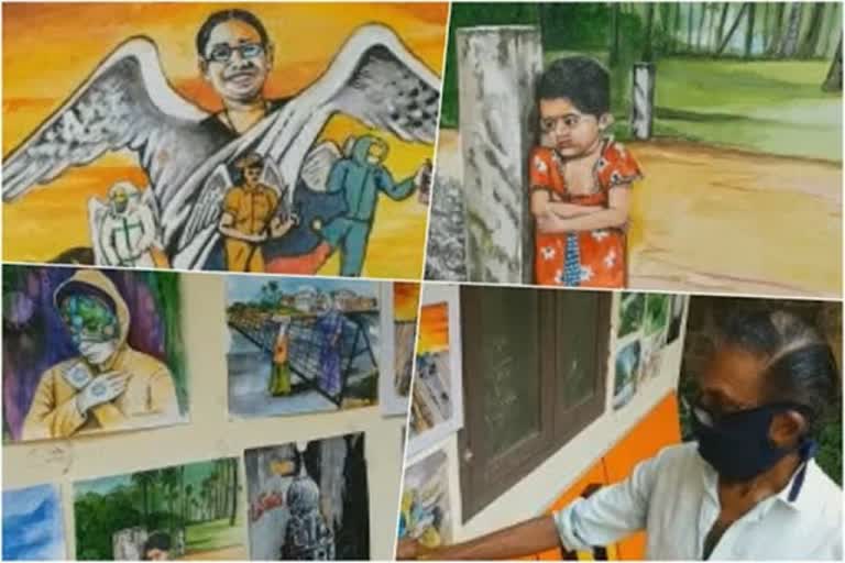 Kerala: This artist showcases life during lockdown period