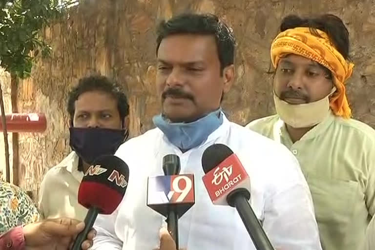 mlc madhav in gas effected villages