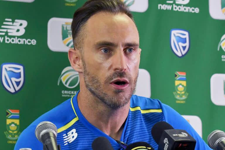 Du Plessis suggests two-week isolation period for players before and after T20 WC