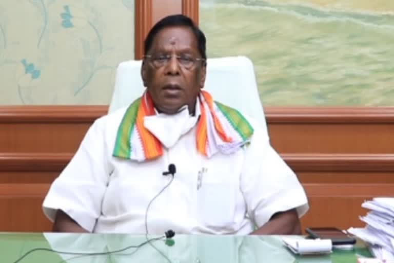 புதுச்சேரி முதலமைச்சர் நாராயணசாமி