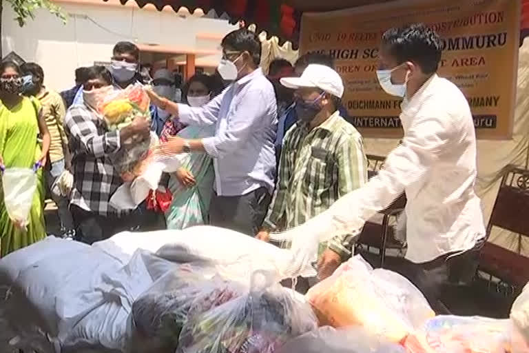 Distribution of Essential Commodities at Rajamahendravaram