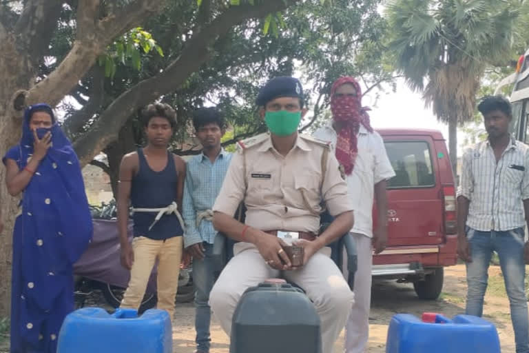 alcohal seized  in aurangabad