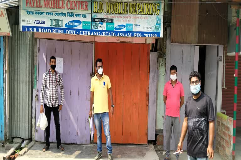 Chirang lockdown violation shops sealed