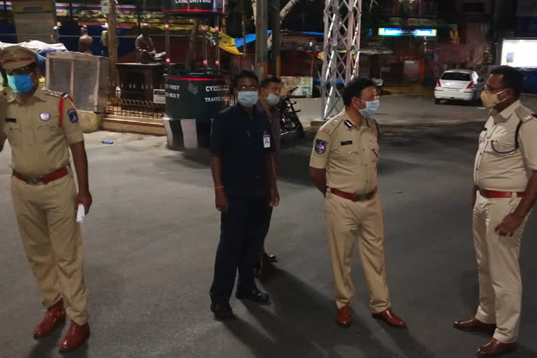 cp sajjanar inspected in bachupally area in hyderabad