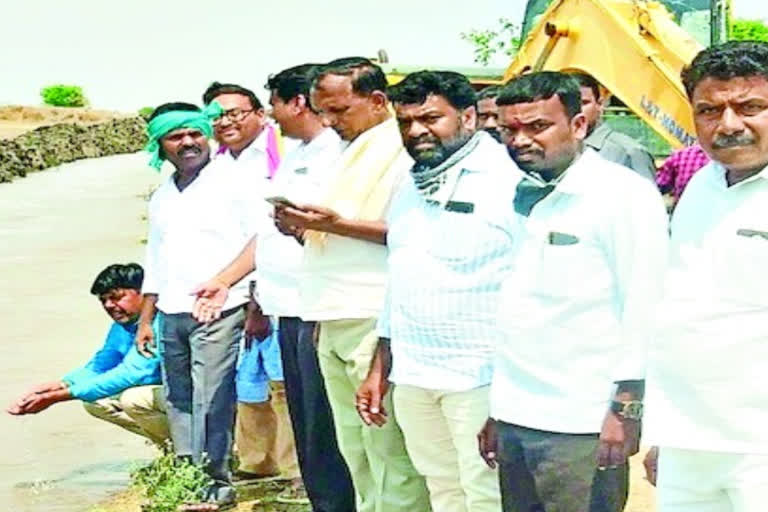 Balakishan MLA who worshiped Godavari water