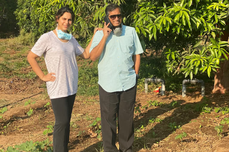 Gobar Girl with Dad - the Modern Day Farmer