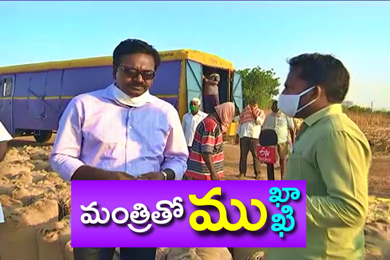 ETV BHARAT INTERVIEW WITH MINISTER AJAY KUMAR AT KHAMMAM