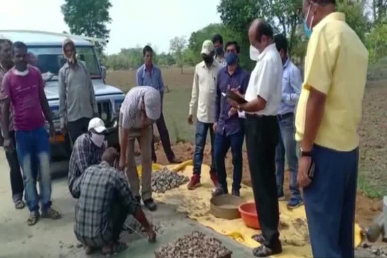 before-the-work-was-done-bitumen-are-out-of-the-road-in-kalahandi-district