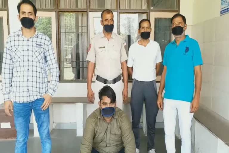 UP police wanted criminal arrested in palwal