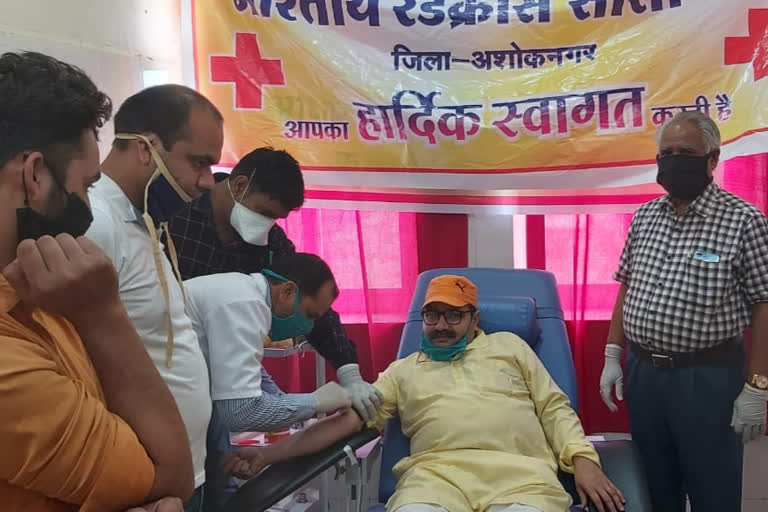 Blood donation camp organized