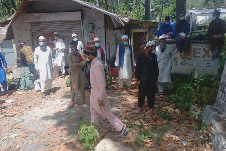 Tabligi jmaat people in Behral border