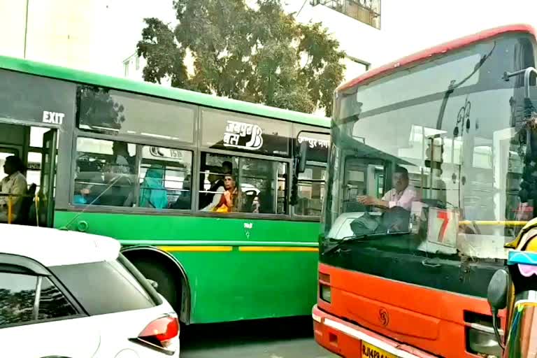 jctsl news  face mask and sanitizer  jaipur news  low floor bus news