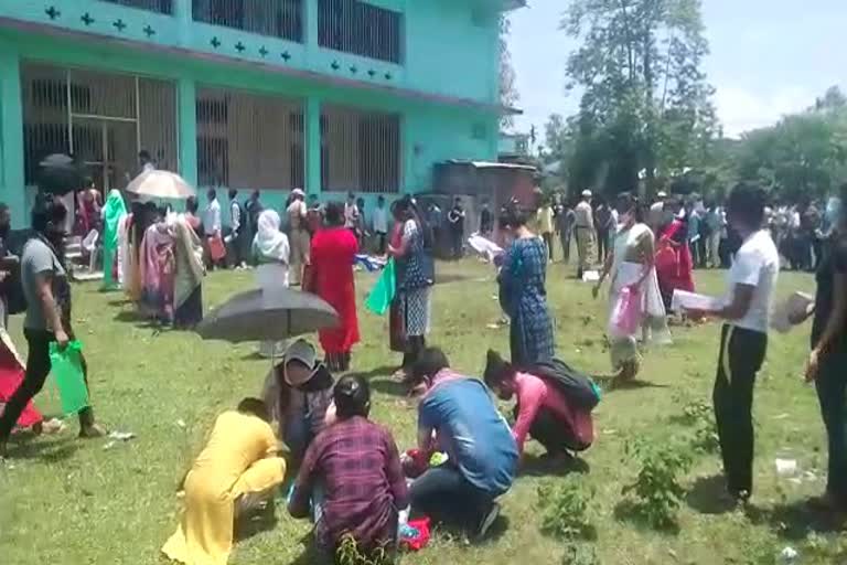 Dhemaji Quarantine Center Clenliness woker interview