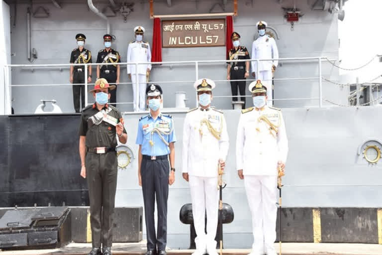 7th ship of landing craft utility MK-IV- INLCU L57 commissioned