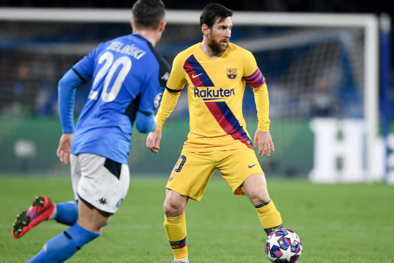 Pandemic stoppage can benefit Barcelona, says Messi