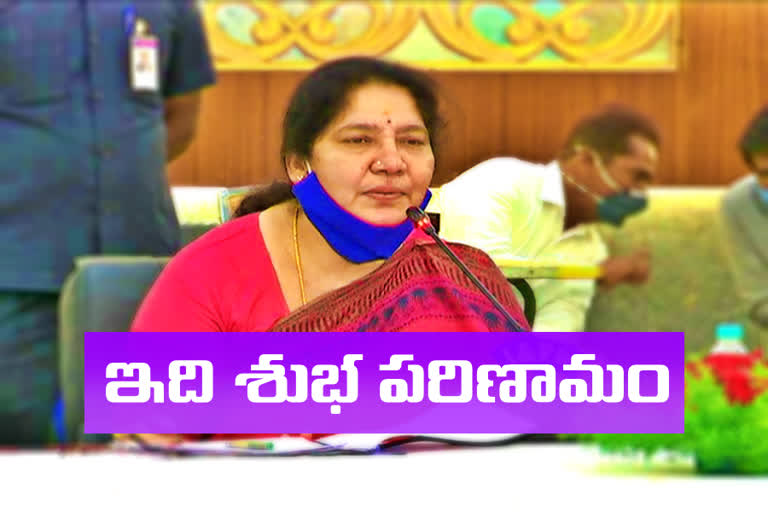 Minister Satyavati Rathod Review with officials in warangal district