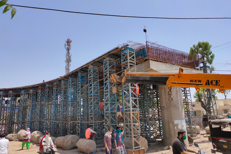 बाड़मेर बालोतरा न्यूज, बालोतरा में ओवरब्रिज का काम शुरू, बालोतरा ओवरब्रिज, Barmer Balotra News, Overbridge work started in Balotra, Balotra Overbridge