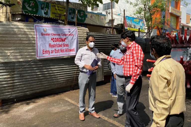 containment zone in chennai