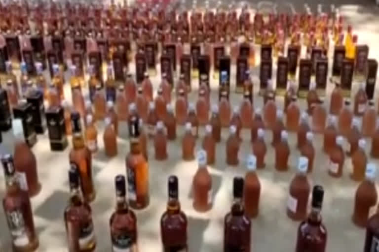 liquer seized in krishna dst mylavaram