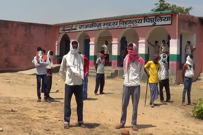 migrant workers set up their own quarantine center in gaya