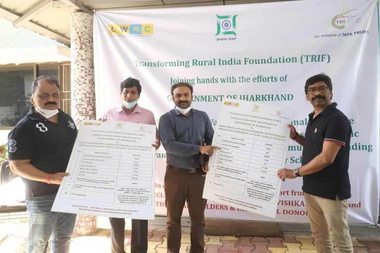 Transforming Rural India Foundation helped Jharkhand government in battle of Corona