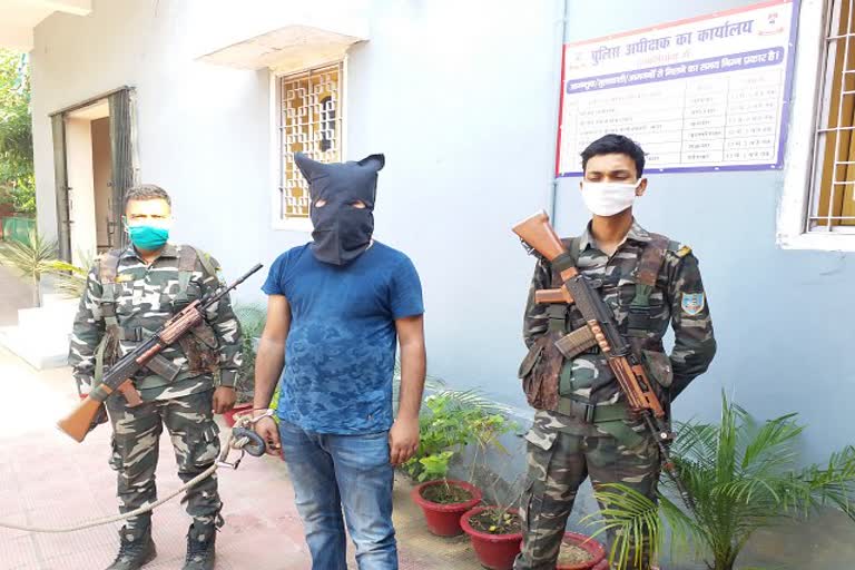 Criminal Abhishek Pandey arrested in hazaribag